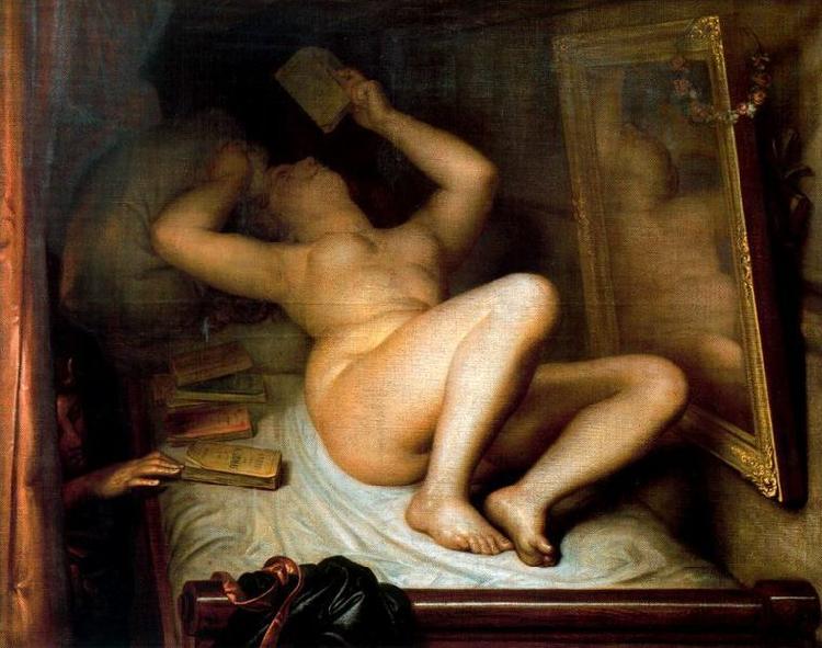 Antoine Wiertz Reader of Novels